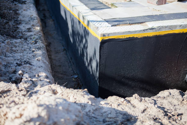 Residential Foundation Crack Repair installation at a Pittsford, NY home by SJ Waterproofing Pros