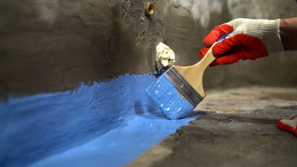 Commercial Foundation Crack Repair project at a Pittsford, NY business property by SJ Waterproofing Pros